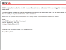Tablet Screenshot of hsbcmortgageservices.com